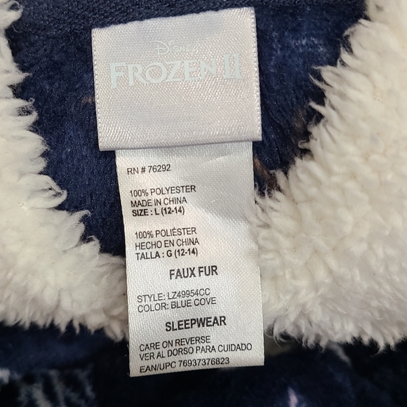 Disney Frozen 2 Olaf hooded pajama onesie size L - Picture 7 of 7